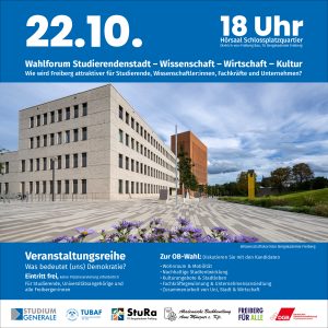 Ankündigung Wahlforum